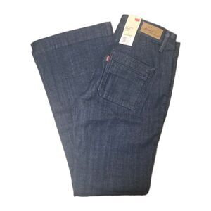 Levi's Denim Jeans Curve ID Womens Sz 12 / 31 Demi Curve Modern Flare Dark Blue